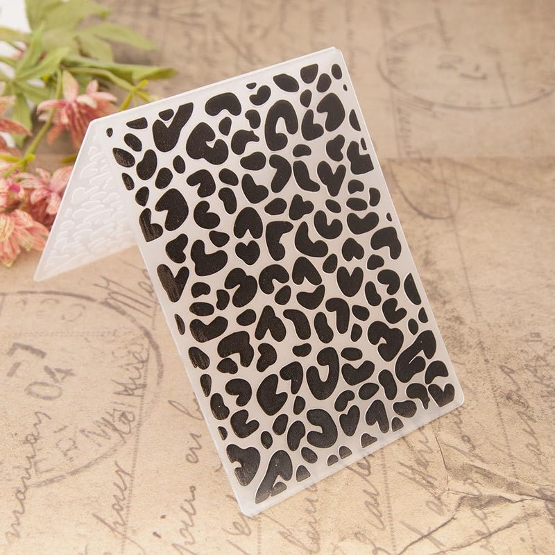 FUGUT 3-D Embossing Folder for Card Making - Plastic Textured Template for DIY Scrapbooking, Paper Crafting and Handmade Art Supplies (3D Irregular Pattern 5.8 x 4.1 in) - Image 1